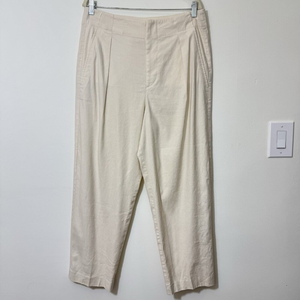 Rag & Bone Women’s Pleated Pants Size 10 Tapered Leg High Waist